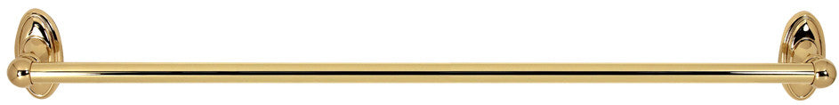 Alno A8020-30-PB: 30" cc Classic Traditional Towel Bar - Polished Brass
