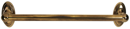 Alno A8022-18-PA: 18" cc Classic Traditional Grab Bar - Polished Antique