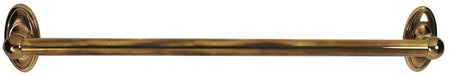 Alno A8022-24-PA: 24" cc Classic Traditional Grab Bar - Polished Antique