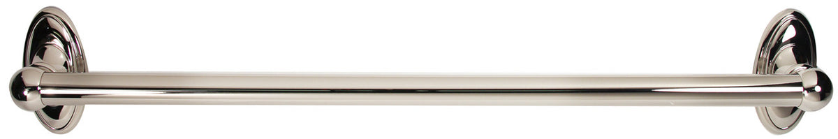 Alno A8022-24-PC: 24" cc Classic Traditional Grab Bar - Polished Chrome