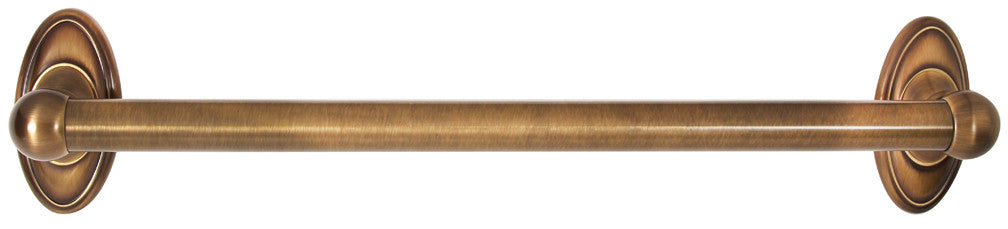 Alno A8023-18-AE: 18" cc Classic Traditional Grab Bar - Antique English