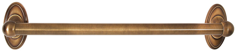 Alno A8023-18-AE: 18" cc Classic Traditional Grab Bar - Antique English