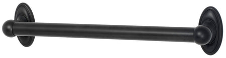 Alno A8023-18-BRZ: 18" cc Classic Traditional Grab Bar - Bronze