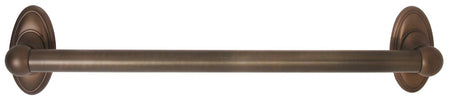 Alno A8023-18-CHBRZ: 18" cc Classic Traditional Grab Bar - Chocolate Bronze