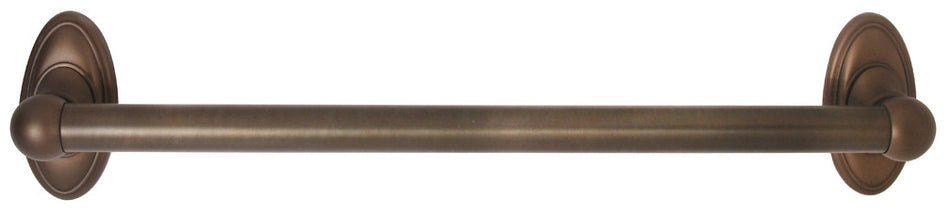 Alno A8023-18-CHBRZ: 18" cc Classic Traditional Grab Bar - Chocolate Bronze