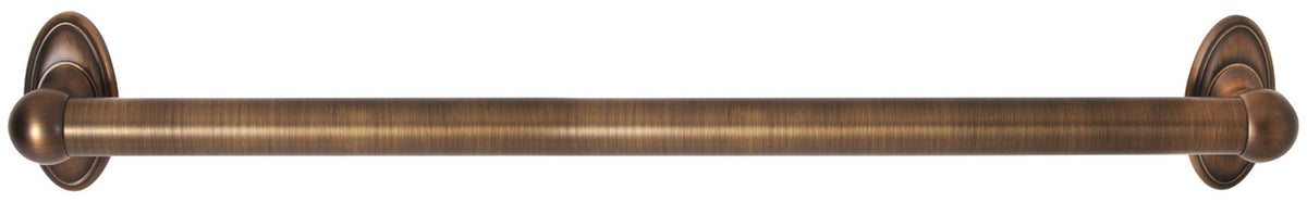 Alno A8023-24-AEM: 24" cc Classic Traditional Grab Bar - Antique English Matte