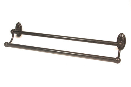 Alno A8025-24-BARC: 24" cc Classic Traditional Double Towel Bar - Barcelona