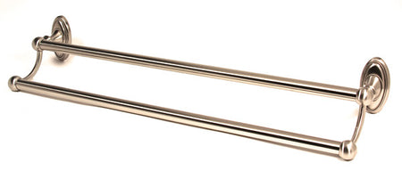 Alno A8025-24-SN: 24" cc Classic Double Towel Bar - Satin Nickel