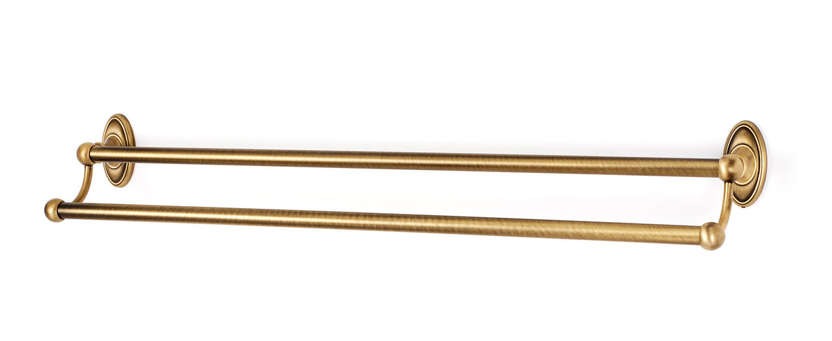 Alno A8025-30-AEM: 30" cc Classic Double Towel Bar - Antique English Matte