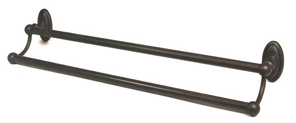 Alno A8025-30-BRZ: 30" cc Classic Traditional Double Towel Bar - Bronze