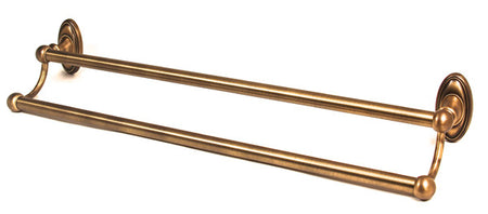 Alno A8025-30-PA: 30" cc Classic Traditional Double Towel Bar - Polished Antique