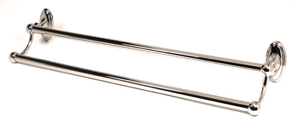 Alno A8025-30-PC: 30" cc Classic Traditional Double Towel Bar - Polished Chrome