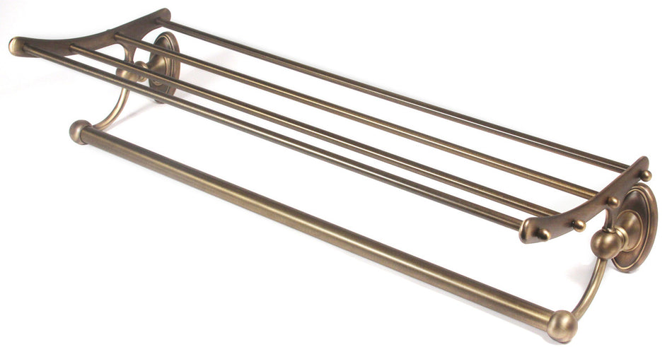 Alno A8026-24-AEM: 24" cc Classic Towel Rack w/Bar - Antique English Matte