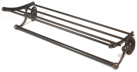 Alno A8026-24-CHBRZ: 24" cc Classic Towel Rack w/Bar - Chocolate Bronze