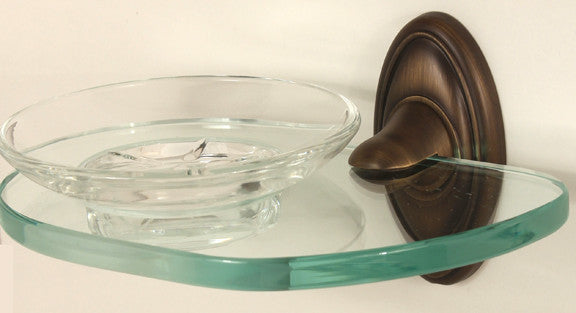 Alno A8030-AEM: Classic Traditional Soap Holder w/Dish - Antique English Matte