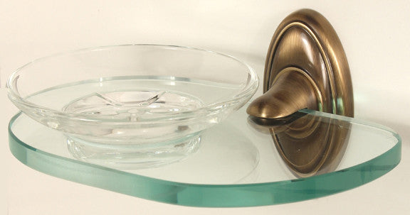 Alno A8030-AE: Classic Traditional Soap Holder w/Dish - Antique English