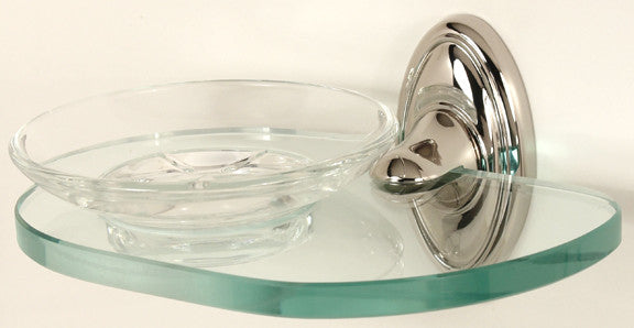 Alno A8030-PN: Classic Traditional Soap Holder w/Dish - Polished Nickel