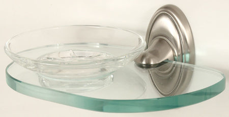 Alno A8030-SN: Classic Traditional Soap Holder w/Dish - Satin Nickel