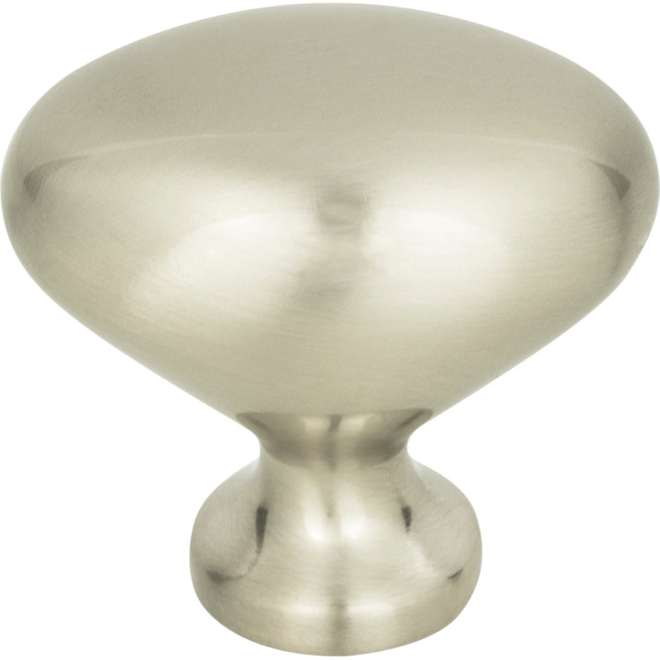 Atlas A804-BN: 1-1/4" Successi Robin Egg Cabinet Knob - Brushed Nickel