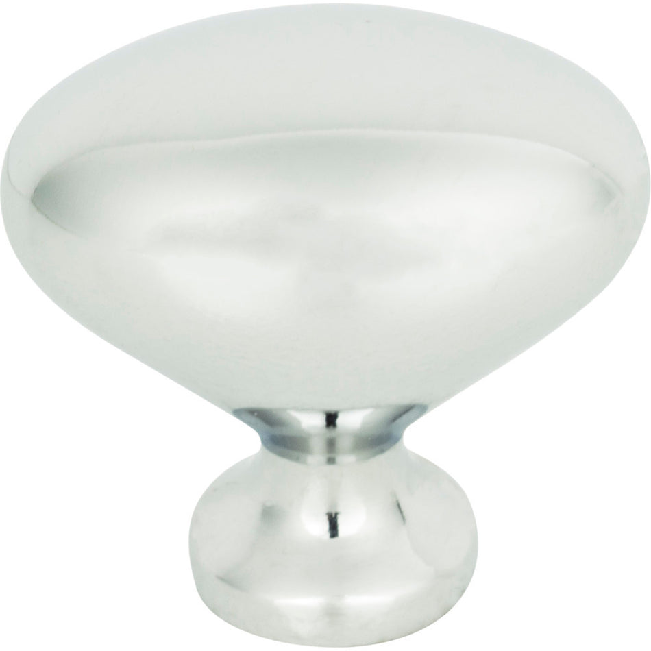 Atlas A804-CH: 1-1/4" Successi Robin Egg Cabinet Knob - Polished Chrome