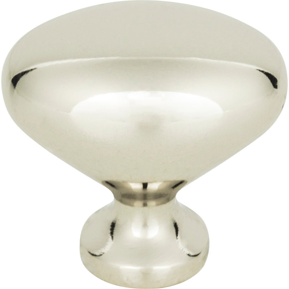 Atlas A804-PN: 1-1/4" Successi Robin Egg Cabinet Knob - Polished Nickel