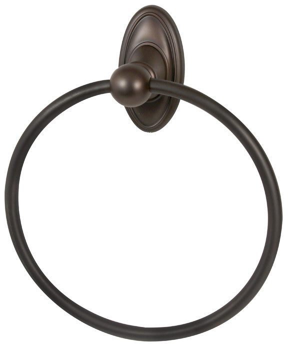 Alno A8040-CHBRZ: 7" Classic Traditional Towel Ring - Chocolate Bronze