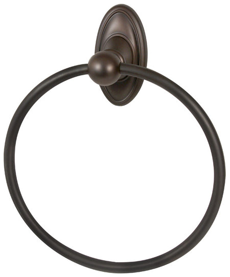 Alno A8040-CHBRZ: 7" Classic Traditional Towel Ring - Chocolate Bronze