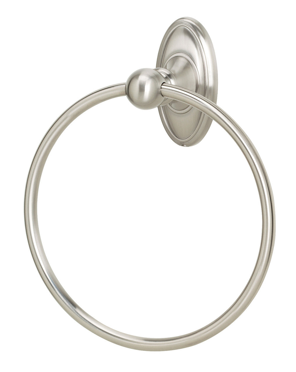 Alno A8040-SN: 7" Classic Traditional Towel Ring - Satin Nickel