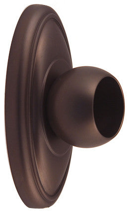 Alno A8046-CHBRZ: Classic Traditional Shower Rod Mounting Brackets (pair) - Chocolate Bronze