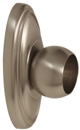 Alno A8046-SN: Classic Traditional Shower Rod Mounting Brackets (pair) - Satin Nickel