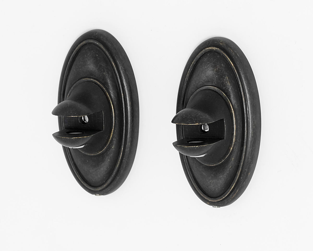 Alno A8050-BARC: Classic Traditional Shelf Mounting Brackets (pair) - Barcelona