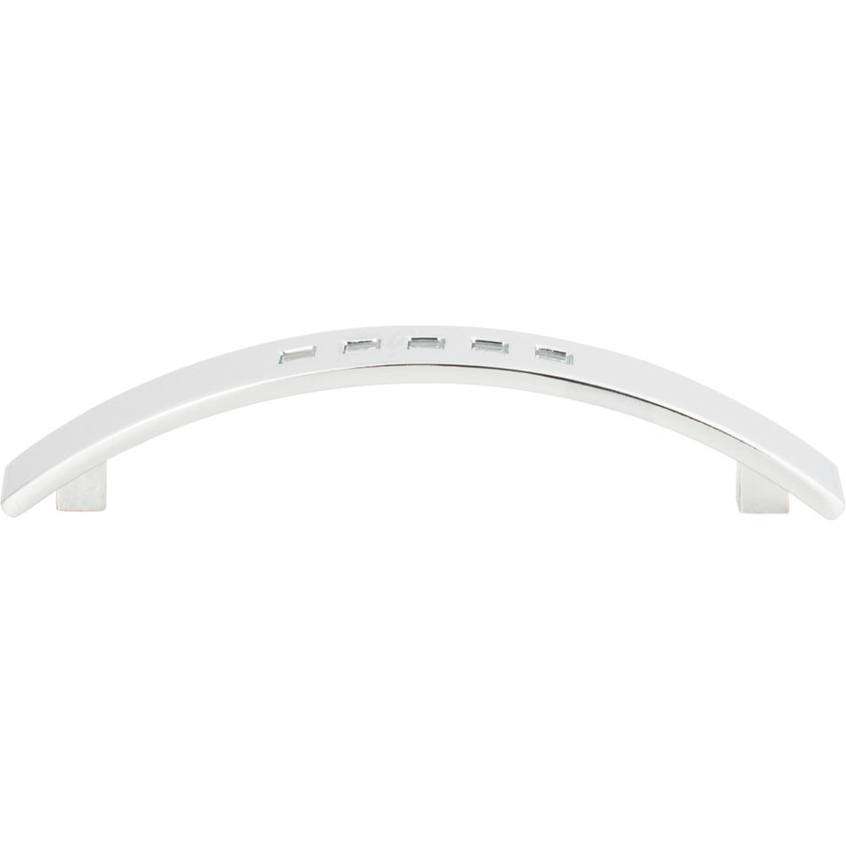 Atlas A807-CH: 3-3/4" cc Successi Band Cabinet Pull - Polished Chrome