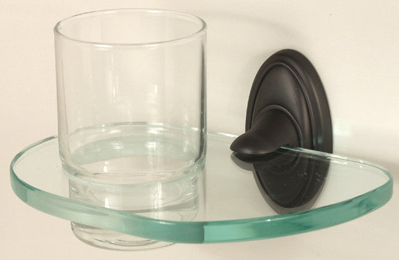 Alno A8070-BRZ: Classic Traditional Tumbler Holder w/Tumbler - Bronze