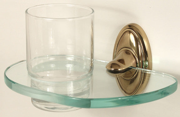 Alno A8070-PA: Classic Traditional Tumbler Holder w/Tumbler - Polished Antique