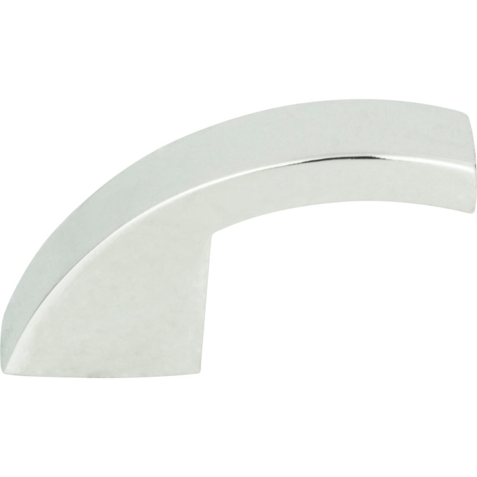 Atlas A808-CH: 1-3/4" Successi Hook Cabinet Knob - Polished Chrome