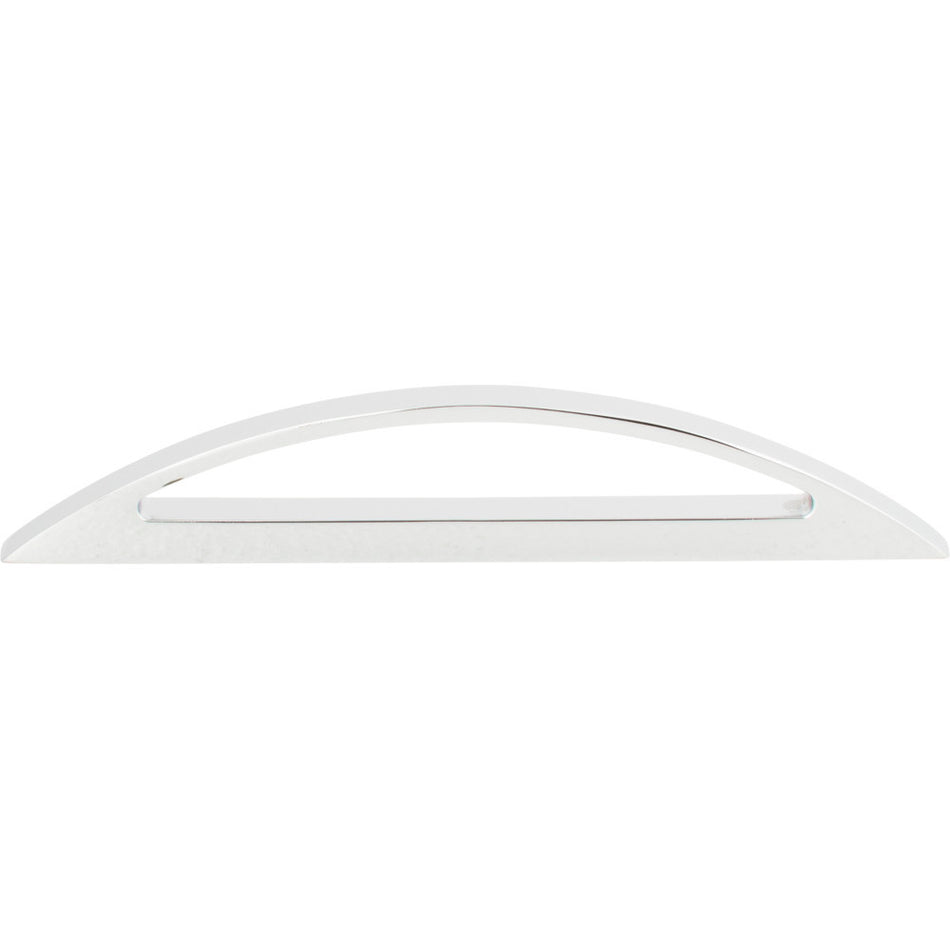Atlas A809-CH: 3-3/4" cc Successi Moon Cabinet Pull - Polished Chrome
