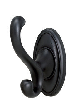 Alno A8099-BRZ: Classic Traditional Double Robe Hook - Bronze