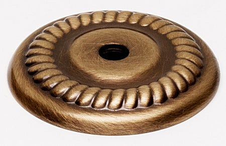 Alno A813-14P-AE: 1-1/4" Rope Backplate - Antique English