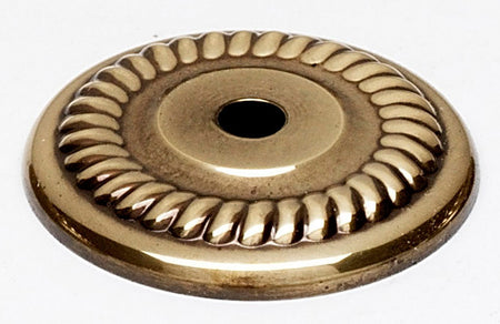 Alno A813-14P-PA: 1-1/4" Rope Backplate - Polished Antique