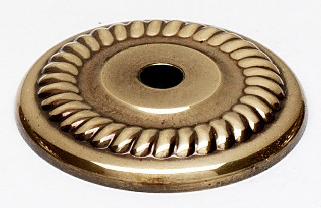 Alno A813-14P-PA: 1-1/4" Rope Backplate - Polished Antique