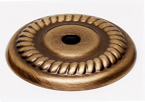 Alno A813-1P-AE: 1" Rope Backplate - Antique English