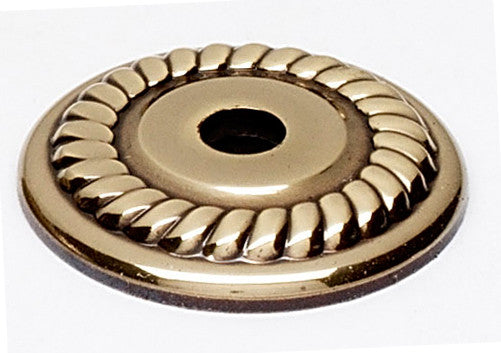 Alno A813-1P-PA: 1" Rope Backplate - Polished Antique