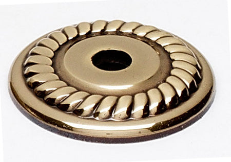 Alno A813-1P-PA: 1" Rope Backplate - Polished Antique