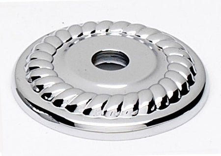 Alno A813-1P-PC: 1" Rope Backplate - Polished Chrome