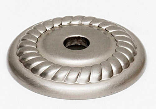 Alno A813-1P-SN: 1" Rope Backplate - Satin Nickel