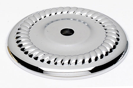 Alno A813-38P-PC: 1-1/2" Rope Backplate - Polished Chrome
