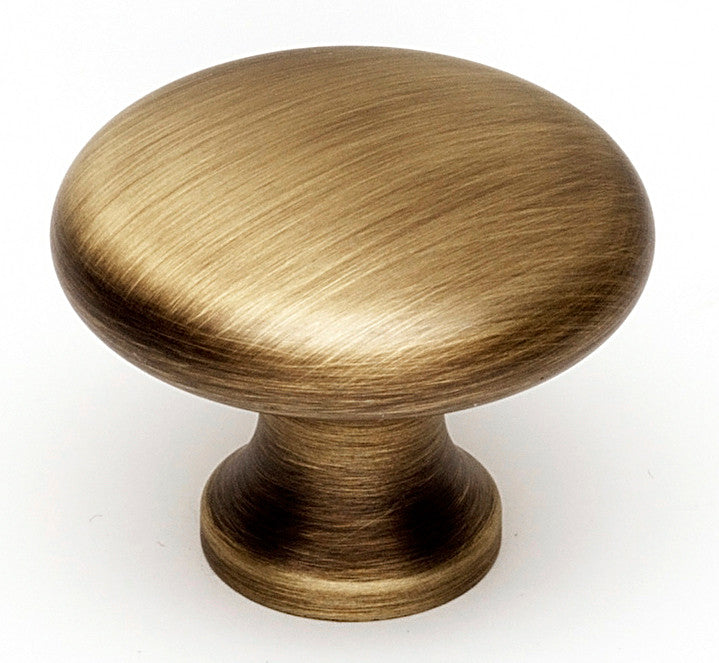 Alno A814-14-AEM: 1-1/4" Traditional Round Cabinet Knob - Antique English Matte