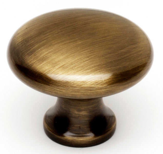 Alno A814-14-AE: 1-1/4" Traditional Round Cabinet Knob - Antique English