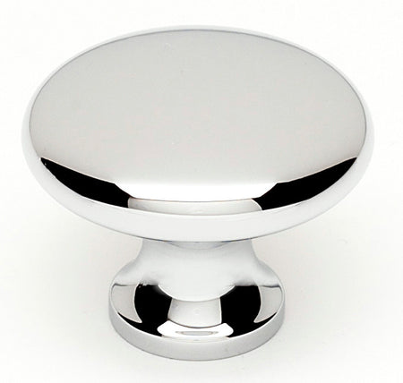 Alno A814-14-PC: 1-1/4" Traditional Round Cabinet Knob - Polished Chrome