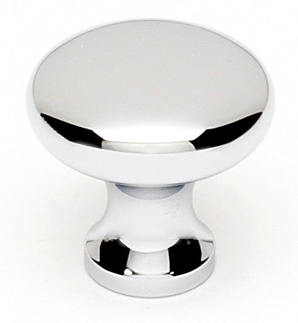 Alno A814-34-PC: 3/4" Traditional Round Cabinet Knob - Polished Chrome